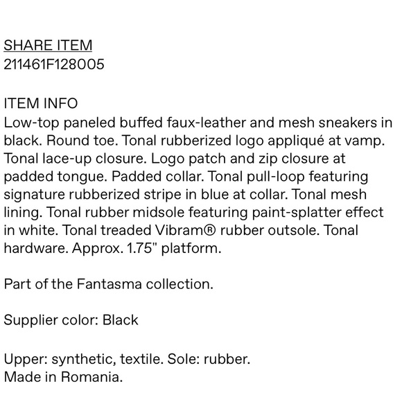 MCQ Black FA-5 Runner Sneakers - Picture 8 of 10